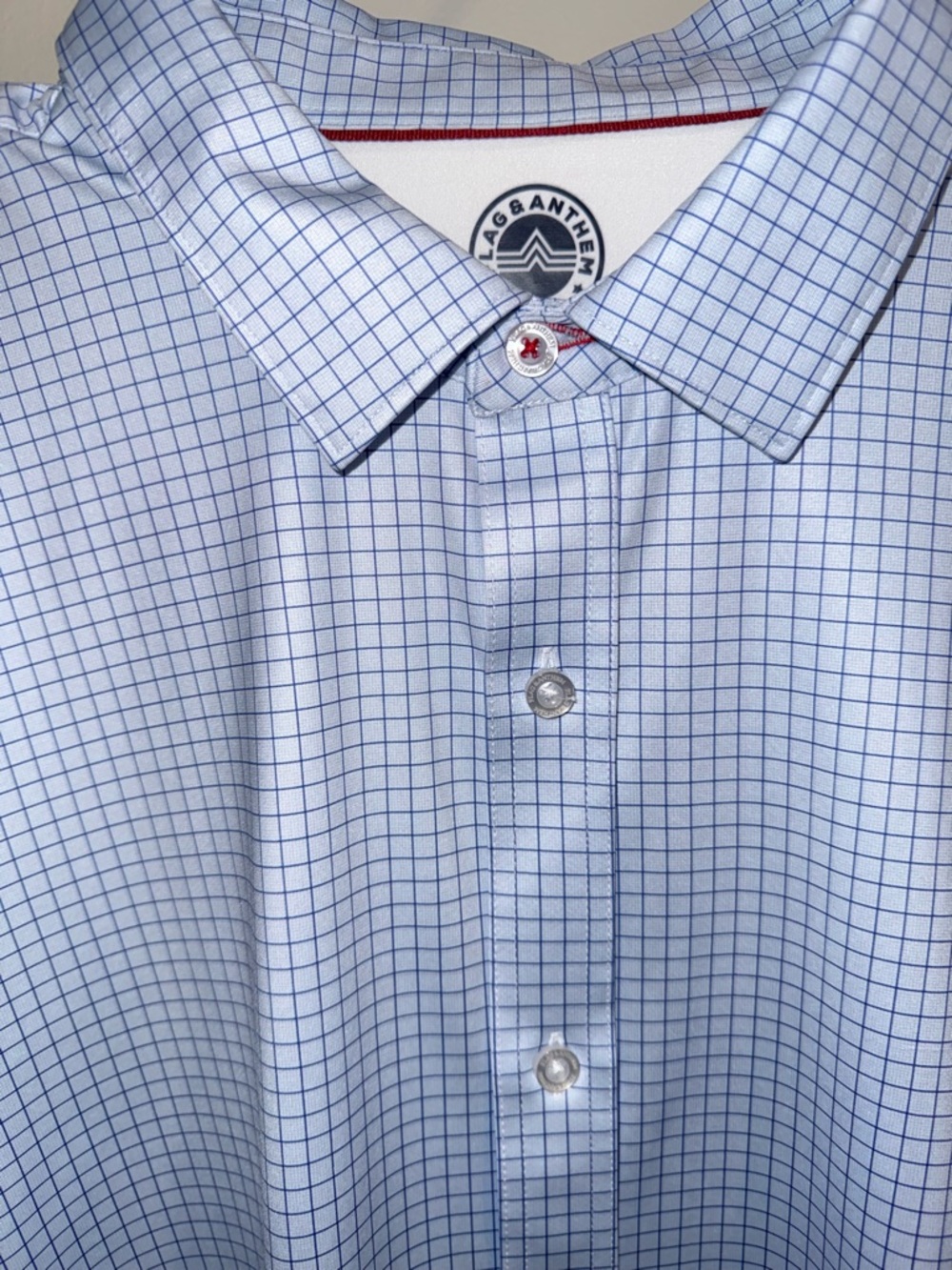 Flag & Anthem button up